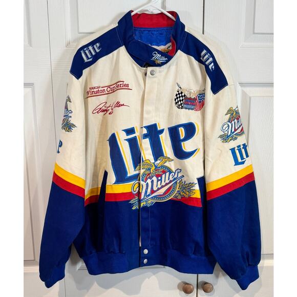 Vintage Chase Authentics Rusty Wallace Streetwear Racing Jacket Large - Picture 1 of 13